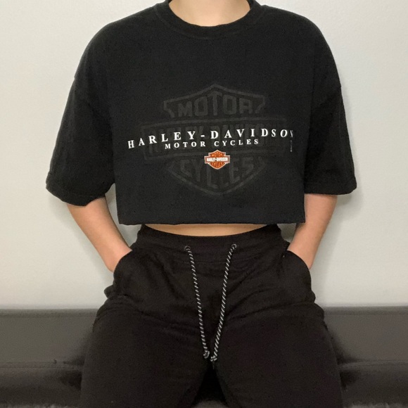 Harley-Davidson Tops - HARLEY DAVIDSON Crop Top T-shirt